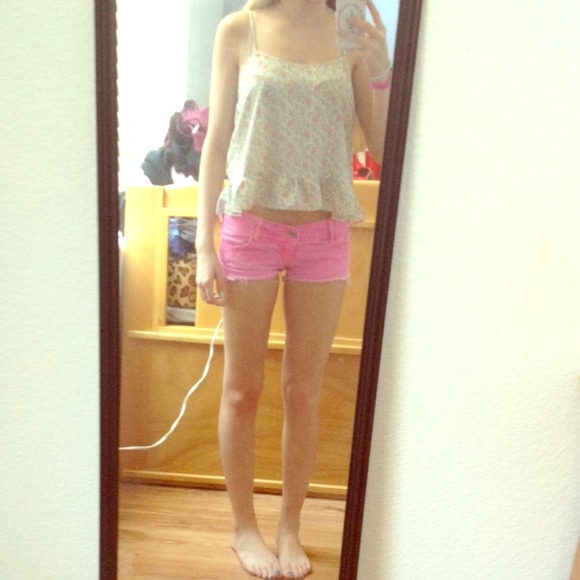 Floral crop top