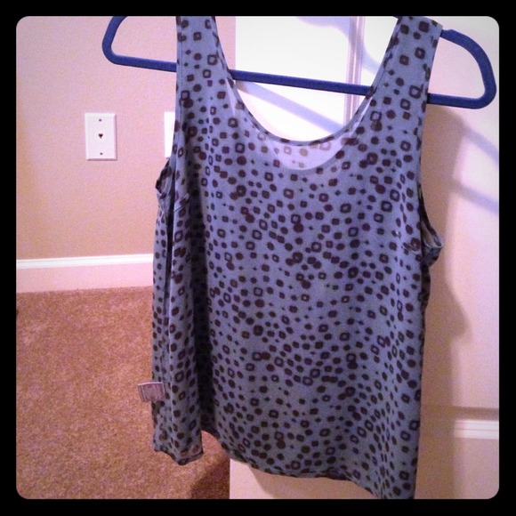 Urban Outfitters Tops - Black blue tank