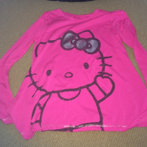 Long sleeve hello kitty shirt👕