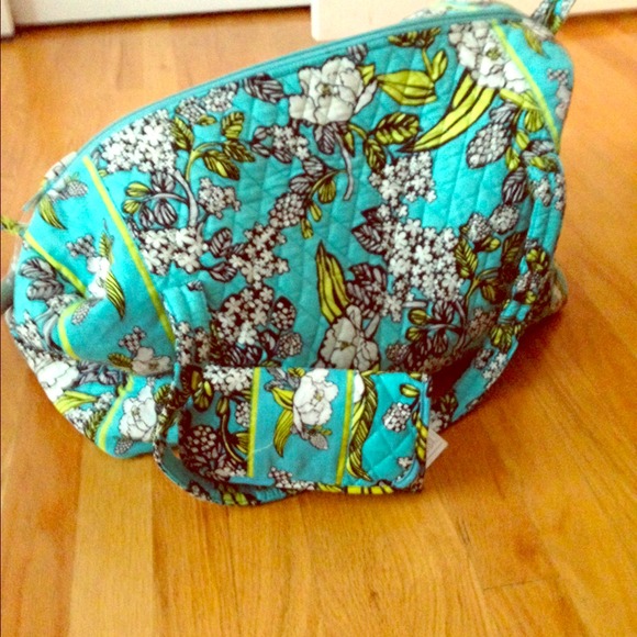 Floral Weekender Bag with Matching Wallet