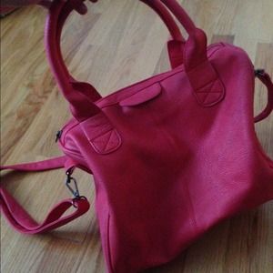Nasty Gal Fire Red Bag
