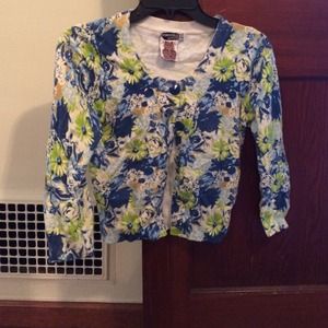 Floral cardigan