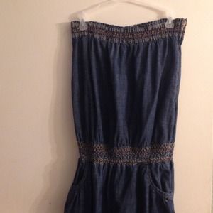 One piece jean outfit