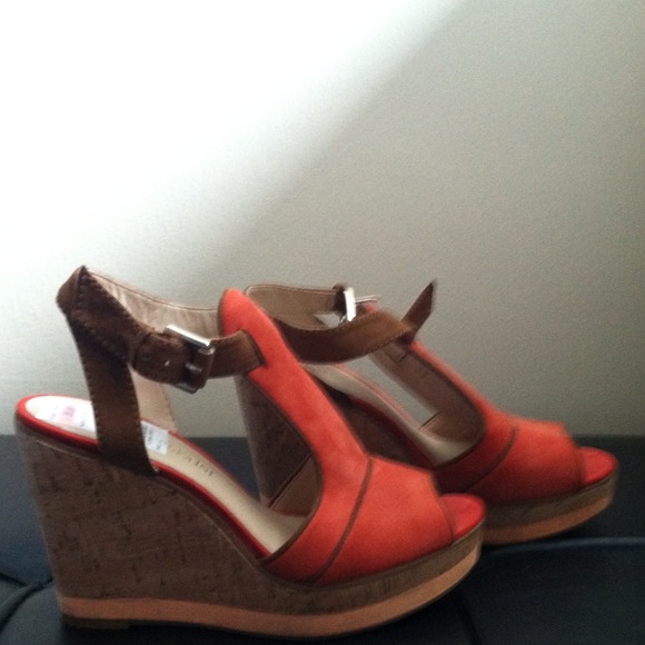 *Reduced* Enzo Angiolini Wedge Sandals(with box)