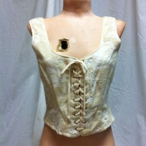 Cream colored corset