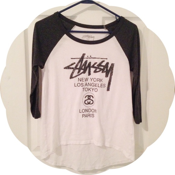 Stussy logo quarter sleeve
