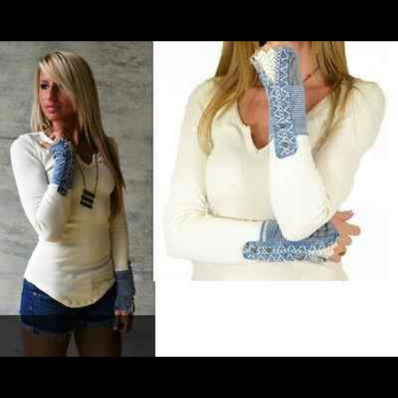 Free People Tops - Free people kyoto thermal