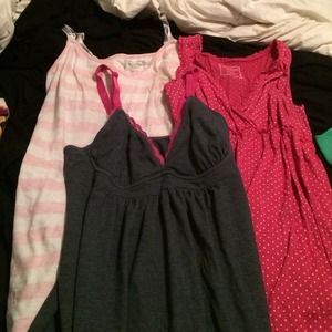 Bundle of 3 nursing / maternity pjs