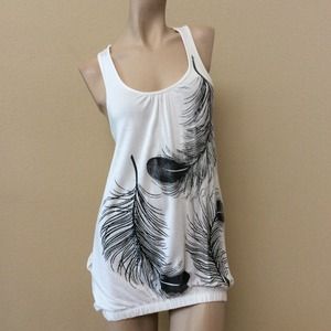 Feather Print Tunic