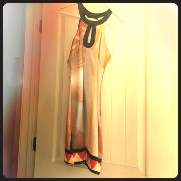 Ombrey halter dress
