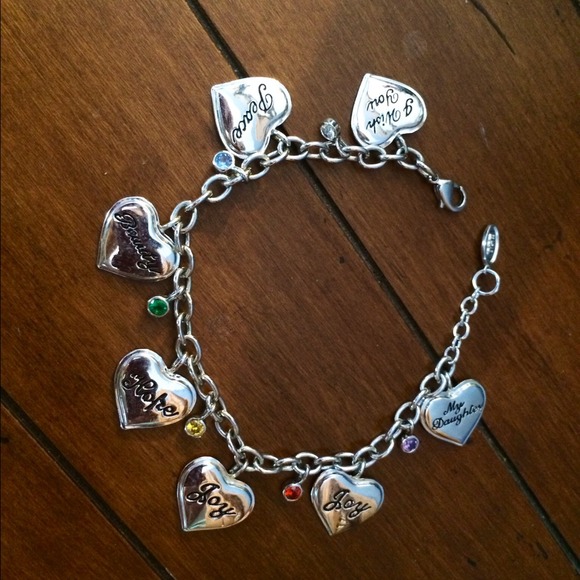 Heart Charm Bracelet