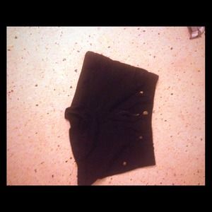 Black highwaisted shorts