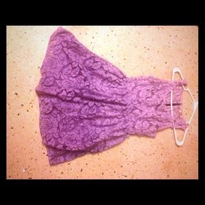 Lace lightly ombré dress