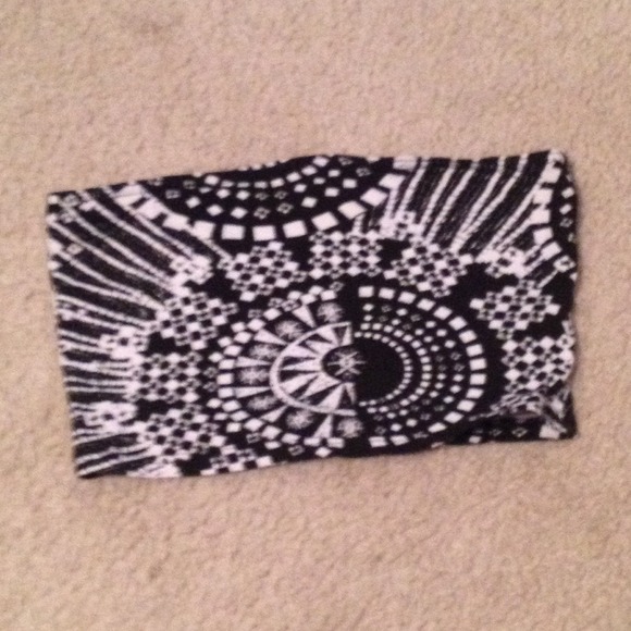 Bandeau crop top
