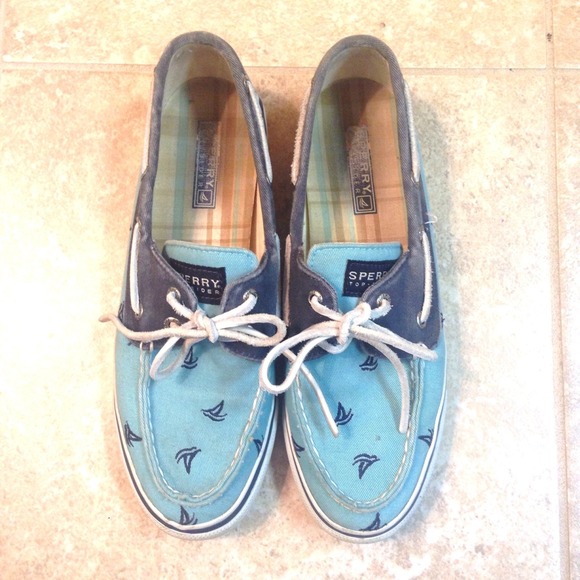 Sperry Teal Boat Shoe
