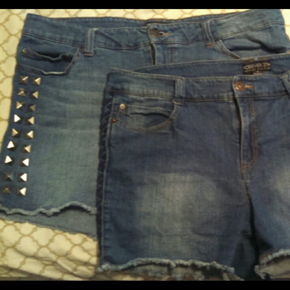 F21+ Jean Shorts Trio!!