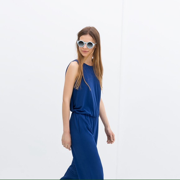 SOLD! Zara Open Back Jumpsuit - Picture 2 of 4