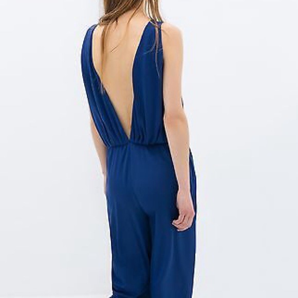 SOLD! Zara Open Back Jumpsuit - Picture 3 of 4