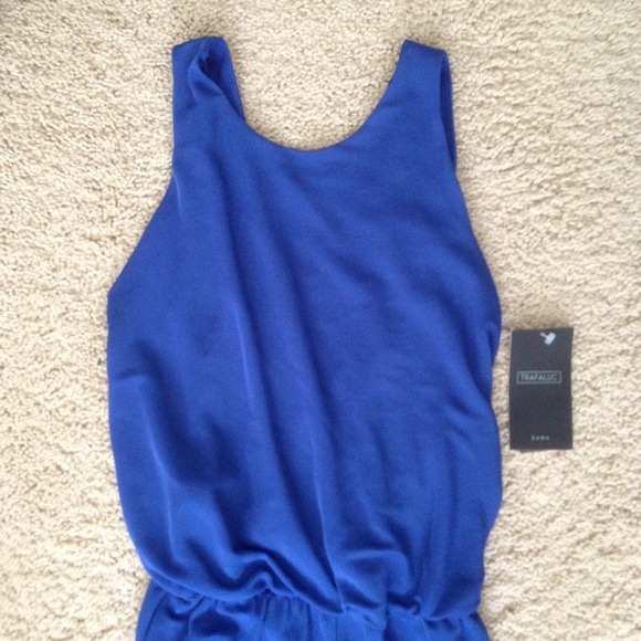 SOLD! Zara Open Back Jumpsuit - Picture 4 of 4