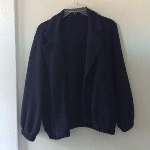 American apparel navy coat