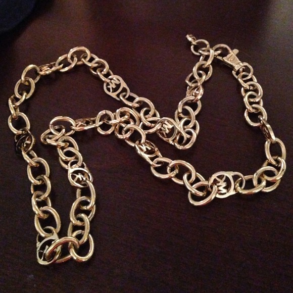 Michael Kors gold chain necklace