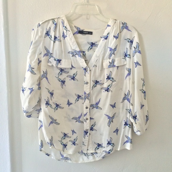 Oasis bird blouse top