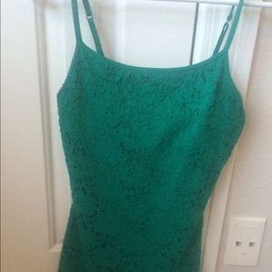 NEVER WORN Turquoise- green camisole