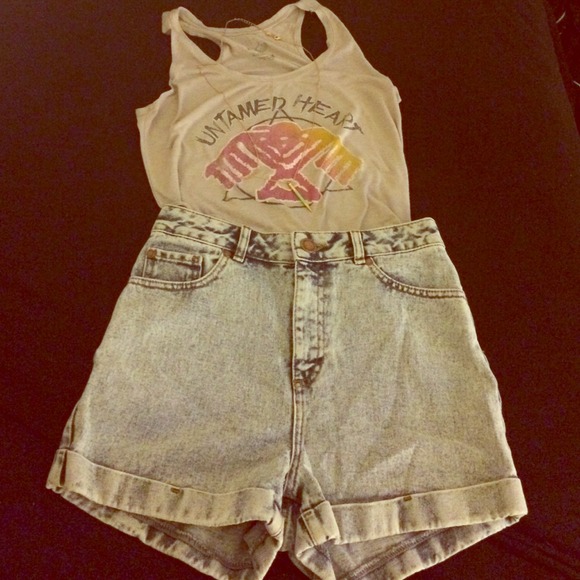 Miss Selfridge High Waisted Shorts