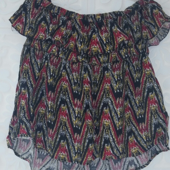 🚫SOLD🚫  Torrid tribal print tube top