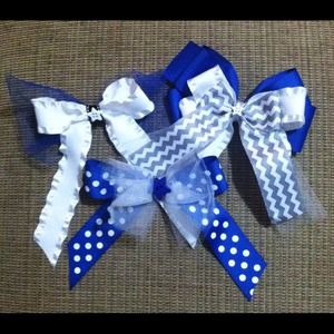 3 Dallas Cowboy Inspired Hair Bows