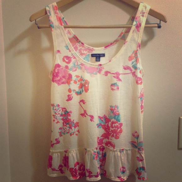 Floral tank top - American Eagle - Small