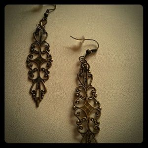 Pretty "Antique Bronze" Earrings