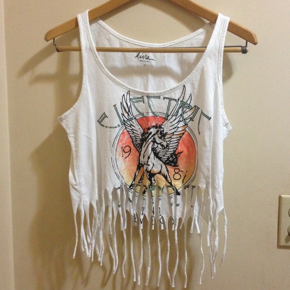 Cropped Fringe Tank - Small