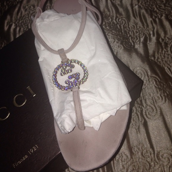 Authentic* Gucci katlyn pink sandals - Picture 2 of 4