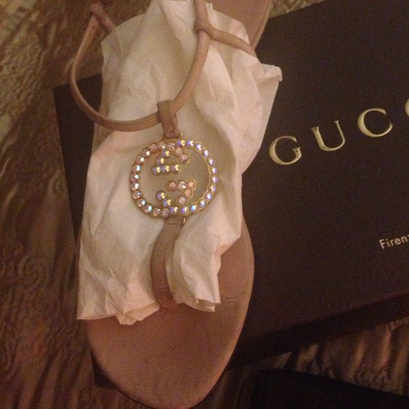 Authentic* Gucci katlyn pink sandals - Picture 3 of 4