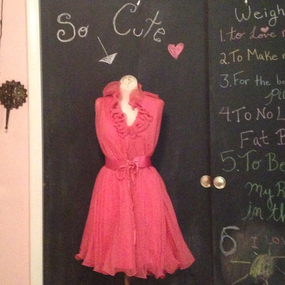 Pink vintage dress