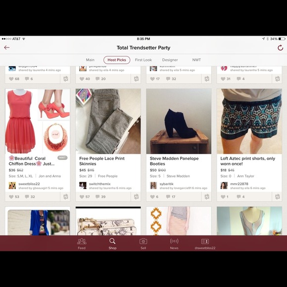 🎉HOST PICK 7/5🎉 Beautiful Coral Chiffon Dress🌸 - Picture 4 of 4