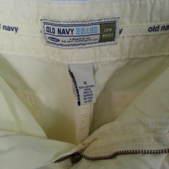 Old Navy vintage wash yellow mini