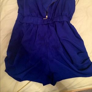 royal blue romper