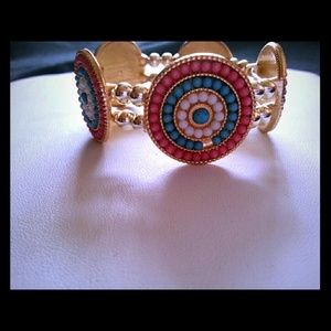 Pretty "Summer Colors"Stretchy Bracelet