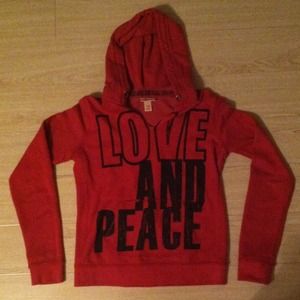 a graphic sweatshirt