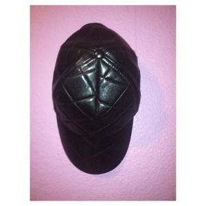 Black Velcro Back Hat