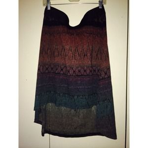 High low summer skirt