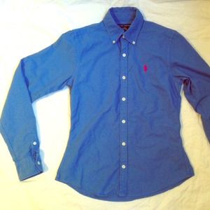 Reduced•Classic Blue Ralph Lauren Oxford Shirt