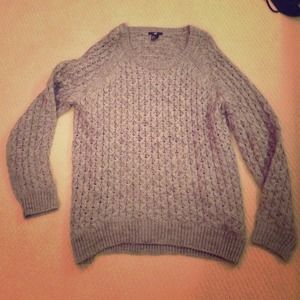 Oversized grey sweater