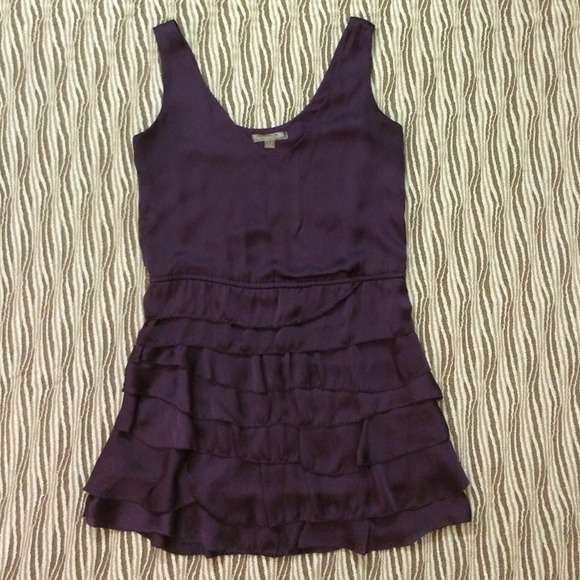 Deep purple/plum short dress
