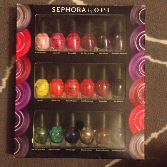 Sephora by OPI nail color set