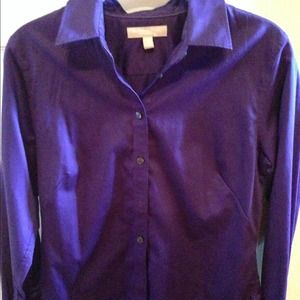 Banana Republic fitted non iron sateen shirt