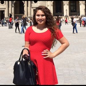 A red dress