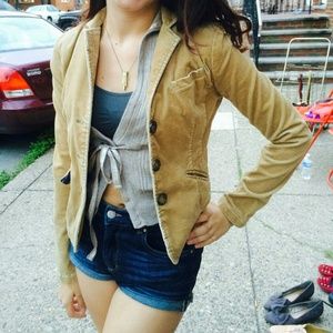 Fitted Corduroy Blazer